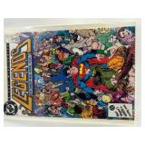 Legends DC Comic Book Issue #2, Comic Superman, Green Lantern and Batman Featured