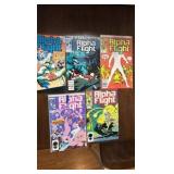 Alpha Flight Comic Book Lot, Five Comics Marvel Comics