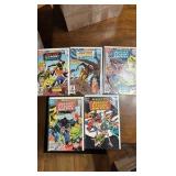 Justice League of America Vintage Comic Book Lot, 5 Comics DC