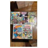 Justice League of America Vintage Comics Lot, 5 Comic Books