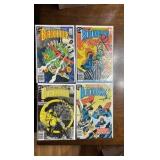 Blackhawk Vintage Comic Book Lot, 4 Comics DC
