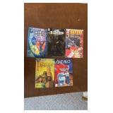 Comic Book Lot, 5 Comics Assortment of Brands and Heroes