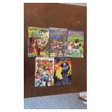 Comic Book Lot, 5 Comics Assortment of Brands and Heroes