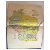 Wisconsin Blue Book - Capitol Building & Senate District Maps (Blue Cloth)