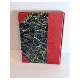 Paula Glyde - How the British Boots Marched (Hardcover) Red Cloth Spine, Marbled Boards
