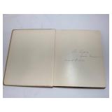 Vintage Green Hardcover Book with Ornate Harp & Floral Cover