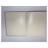 Vintage Green Hardcover Book with Ornate Harp & Floral Cover