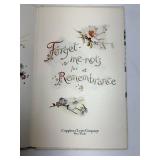 Forget-me-nots for Remembrance - Cupples & Leon Company, New York Vintage Memory Book
