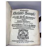 Evangelischer Herzens-Spiegel - Leather-Bound German Devotional with Brass Clasps