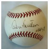 Don Sutton Autographed Baseball - HOF Inscription