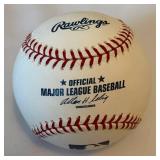 Yu Darvish Autographed Rawlings MLB Baseball in Display Case