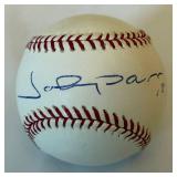 Johnny Damon Autographed MLB Baseball - Official Major League Baseball