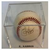 Eric Karros Autographed Baseball - Rawlings Official Major League Baseball