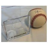 Terry  Francona Autographed MLB Baseball - Official Major League Baseball - Rawlings