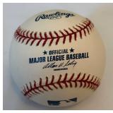 Terry  Francona Autographed MLB Baseball - Official Major League Baseball - Rawlings