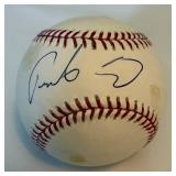 Fausto Carmon Autographed Baseball - Rawlings Official MLB Selig Ball