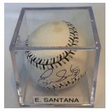 Ervin Santana Autographed Baseball - 2008 All-Star Game Official MLB Ball, Display Case Included