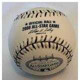 Ervin Santana Autographed Baseball - 2008 All-Star Game Official MLB Ball, Display Case Included