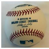 Grady Sizemore Autographed MLB Baseball - Official Rawlings Baseball in Acrylic Display Case