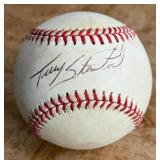 Terry Steinbach Signed Baseball Rawlings OALB Budig Ball