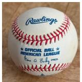 1997 MLB All-Star Game Cleveland Indians Official Ball Rawlings OALB Budig