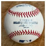 Charles Nagy Signed Baseball Rawlings OMLB Selig Ball
