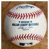 Henry Blanco Signed Baseball Rawlings OMLB Selig Ball