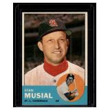 Stan Musial 1963 Topps #205 Vintage Baseball Card - Nice! Gradeable!