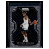 Anthony Edwards Prizm RC 2020-21 #258 Rookie Minnesota Timberwolves Basketball Card