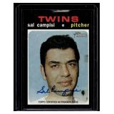 Sal Campisi On-Card Auto 2020 Topps Heritage #ROA-SC Minnesota Twins Baseball Card
