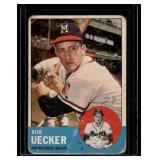 Bob Uecker 2nd Year 1963 Topps #126 Vintage Baseball Card