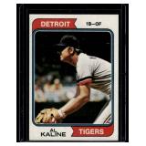 Al Kaline 1974 Topps #215 Vintage Baseball Card - Nice! Gradeable!