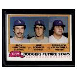 Fernando Valenzuela RC 1981 Topps Dodgers Future Stars #302 Rookie Baseball Card