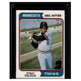 Tony Oliva 1974 Topps #190 Vintage Minnesota Twins Baseball Card