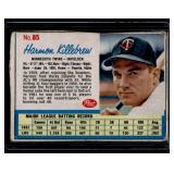 Harmon Killebrew 1962 Post #85 Vintage Minnesota Twins Baseball Card