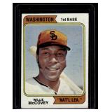 Willie McCovey 1974 Topps #250 Vintage Baseball Card