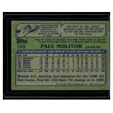 Paul Molitor 1982 Topps #195 Vintage Baseball Card