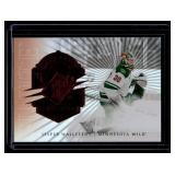 Jesper Wallstedt RC Bronze /599 2024-25 SPx Finite #F-45 Numbered 598/599 Rookie Minnesota Wild Hockey Card