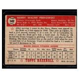 1952 Topps Harry Perkowski #142 Vintage Baseball Card