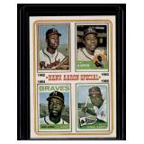Hank Aaron 1974 Topps Special #4 Vintage Baseball Card