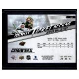 Jesper Wallstedt RC Foil 2024-25 Credential Decut Ticket Access #131 Rookie Minnesota Wild Hockey Card