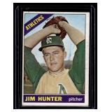 Jim Hunter 2nd Year 2st Solo Card 1966 Topps #36 Vintage Baseball Card