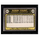 Robin Yount 1981 Fleer #511 Vintage Baseball Card