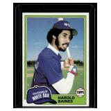 Harold Baines RC 1981 Topps #347 Hall of Famer Rookie Vintage Baseball Card