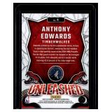 Anthony Edwards Insert Press Proof 2024-24 Donruss Unleashed #4 Minnesota Timberwolves Basketball Card