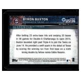 Byron Buxton RC Pulsar Refractor 2015 Topps Chrome #US136 Rookie Minnesota Twins Baseball Card