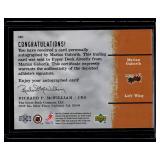 Marian Gaborik Auto 2001 SP Authentic Upper Deck Sign of the Times #MG Signed Minnesota Wild Hockey Card