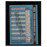 Chuck Knoblauck On-Card Auto 1990 Bowman #415 Signed Minnesota Twins Baseball Carc