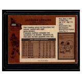 Jacques Lemair On-Card Auto 1975 O-Pee-Chee #258 Signed Vitnage Hockey Card