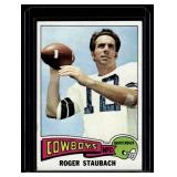 Roger Staubach 1975 Topps #145 Vintage Football Card